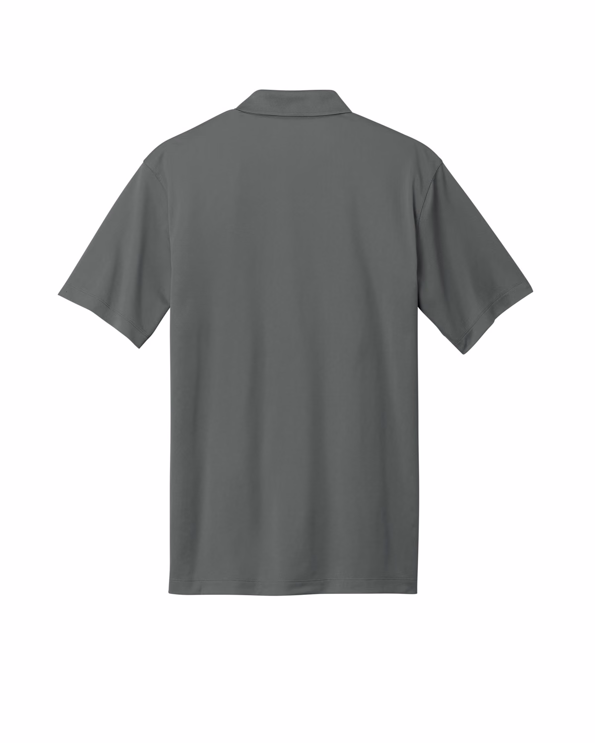Custom Port Authority C-FREE Performance Polo K863, Smoke Grey, flat back