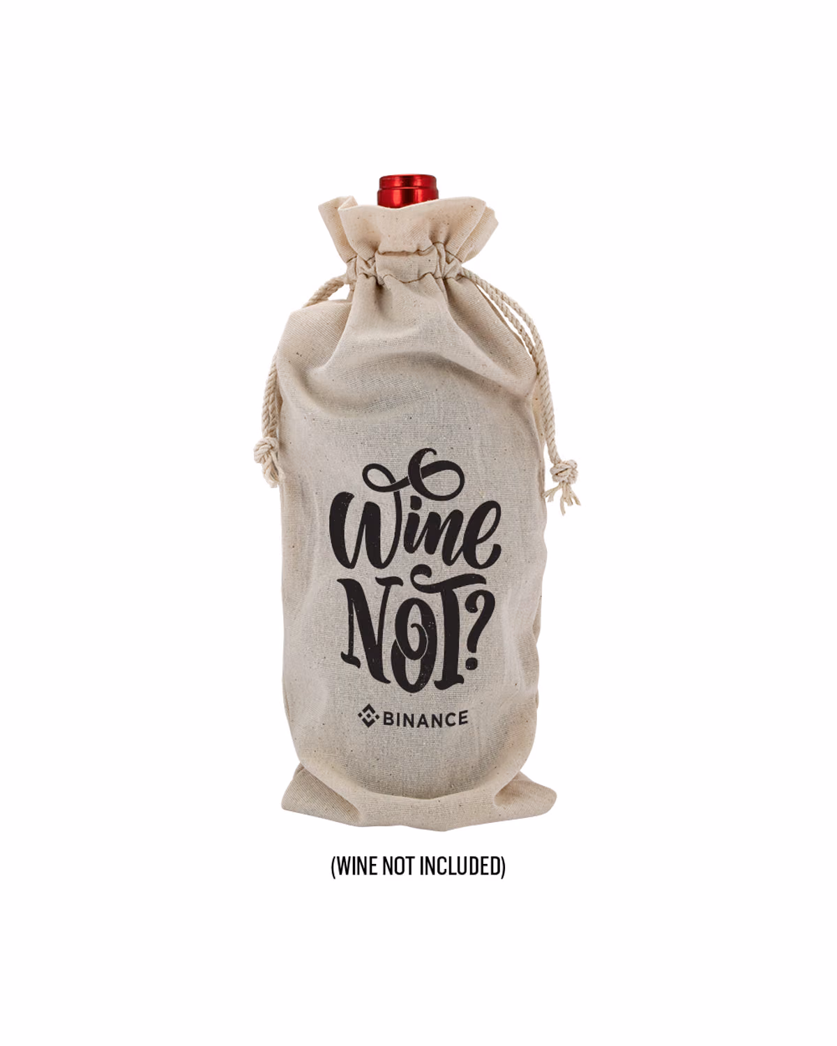 Custom Linen Wine Gift Bag 3