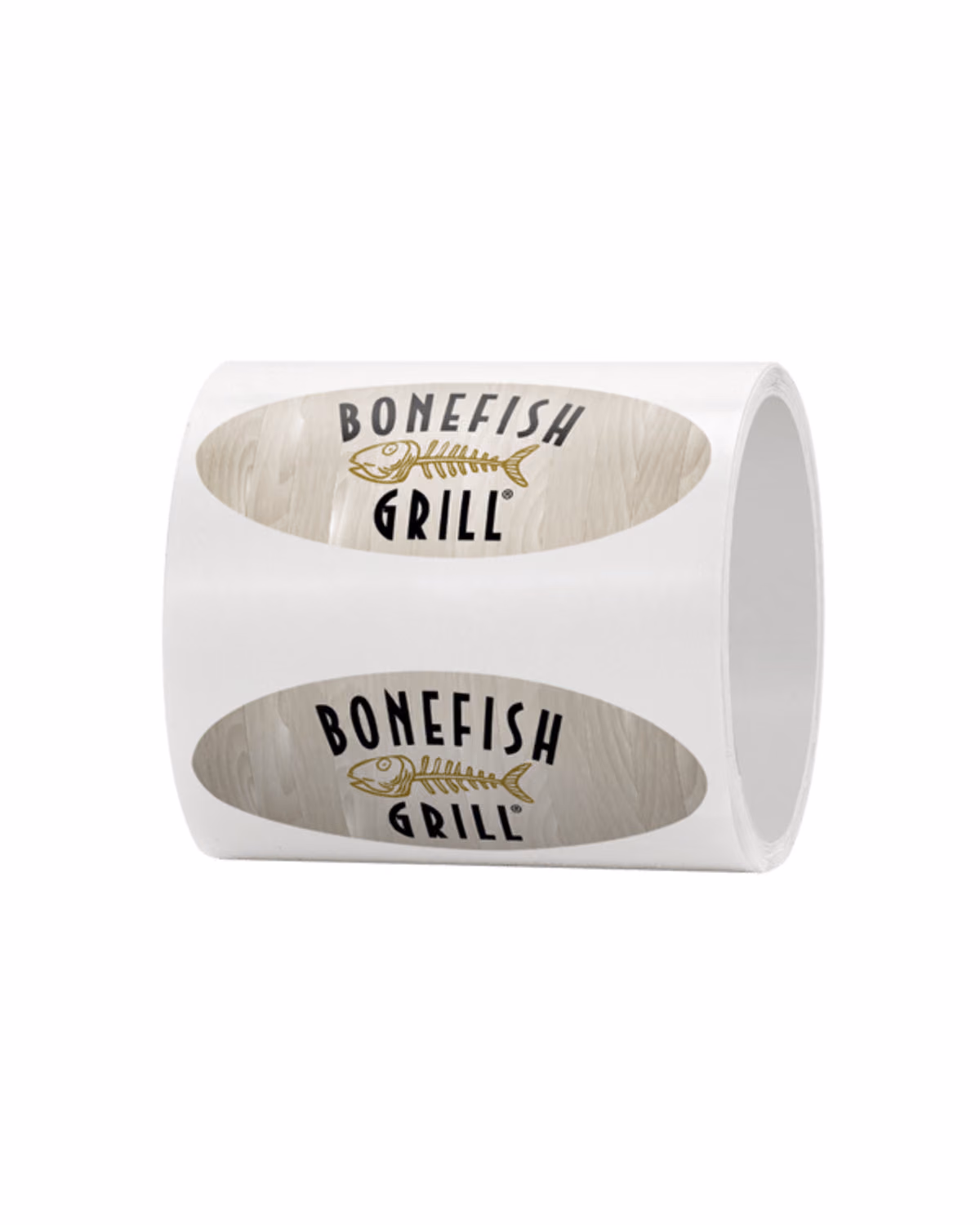 Custom 5" x 2" Oval Roll Labels 4