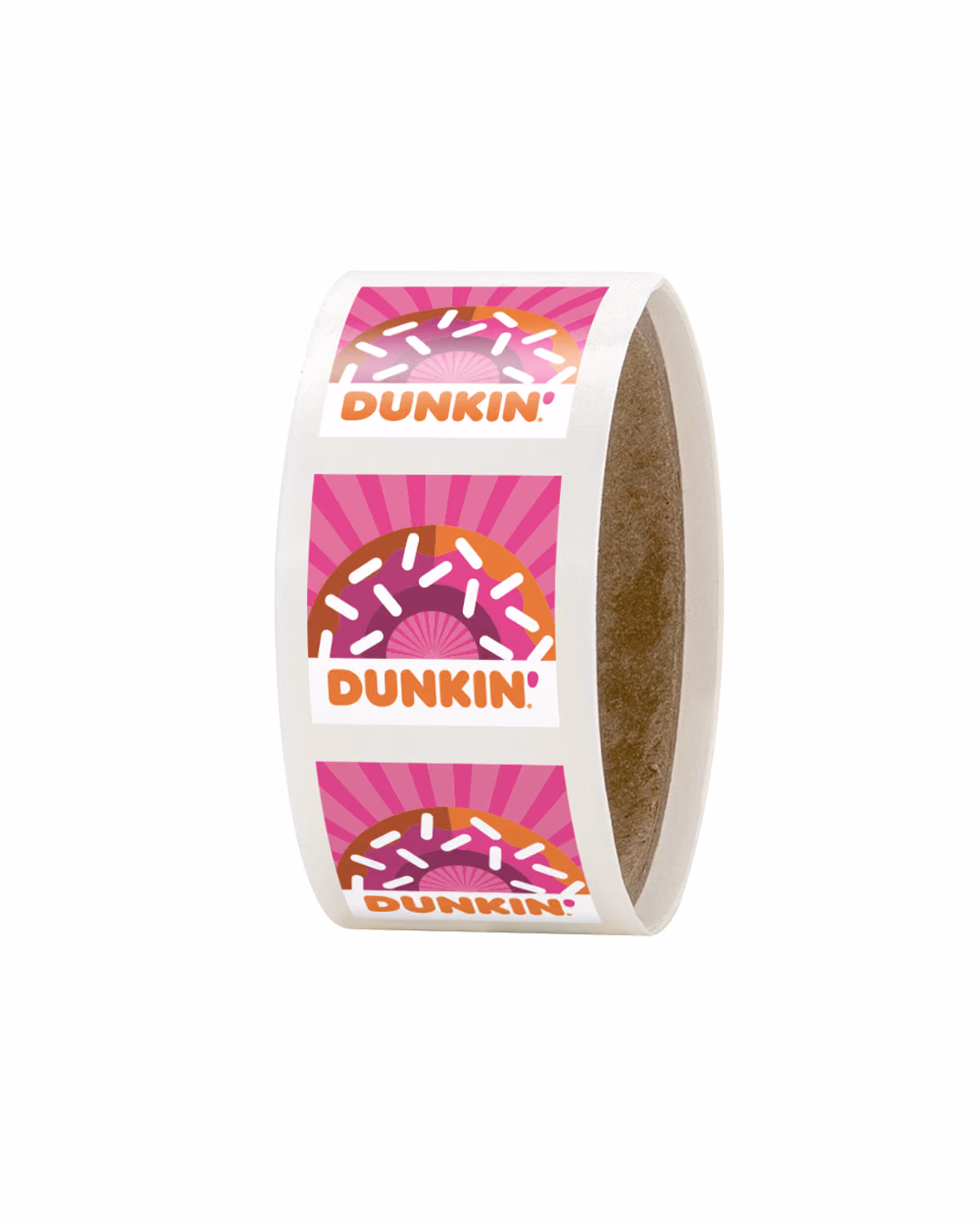 Custom 1" x 1" Square Roll Labels