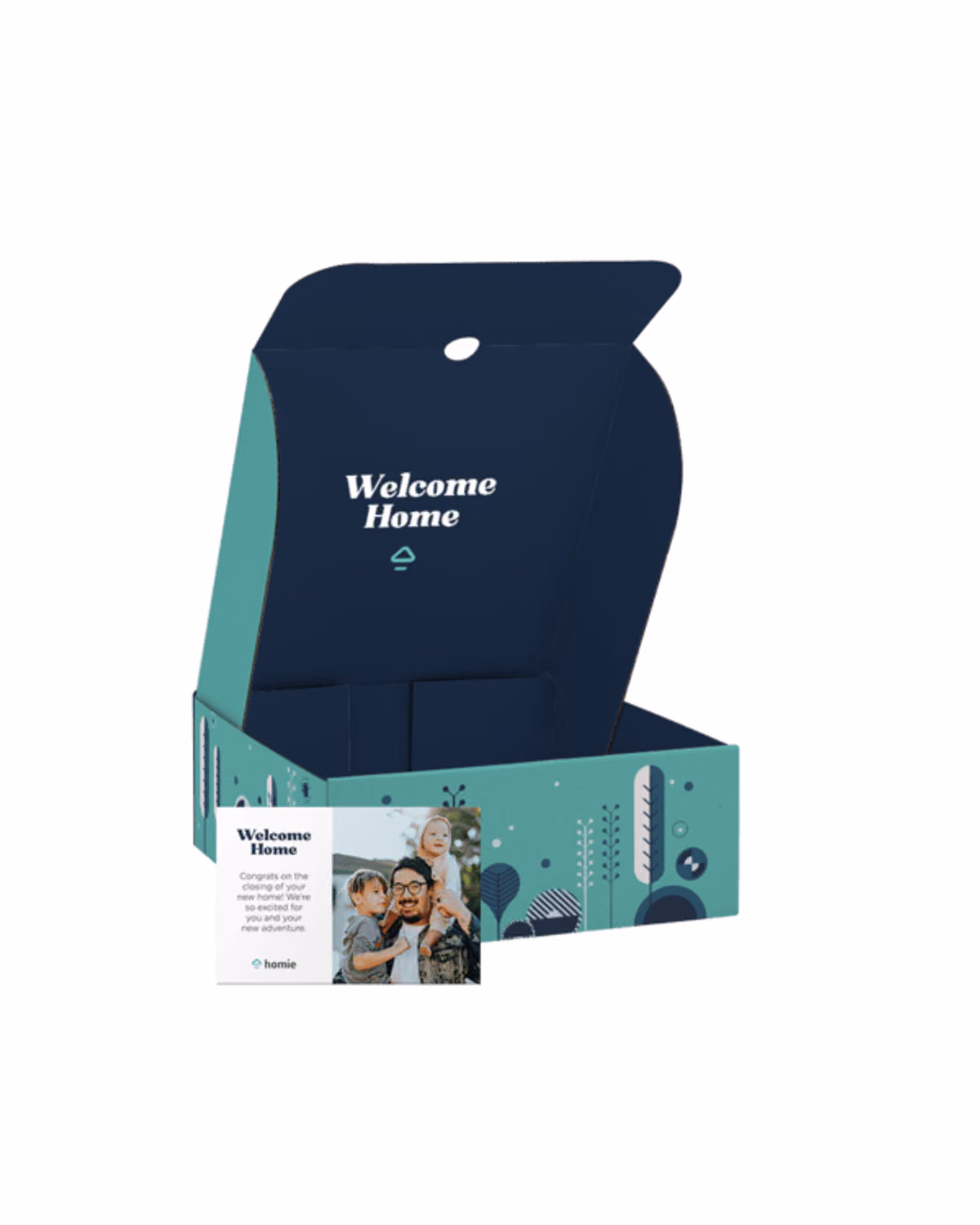 Custom 10" x 10" x 4" Flat Custom White Corrugate Gift Box 4