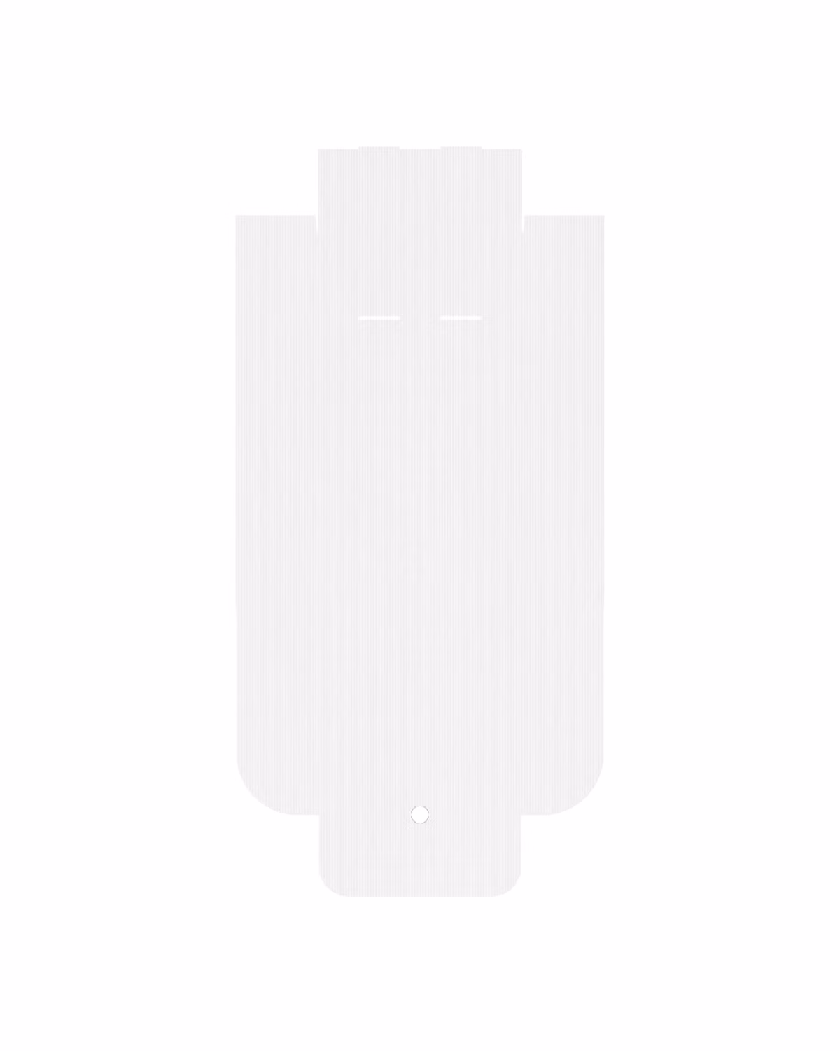 Custom 10" x 10" x 4" Flat Custom White Corrugate Gift Box 6