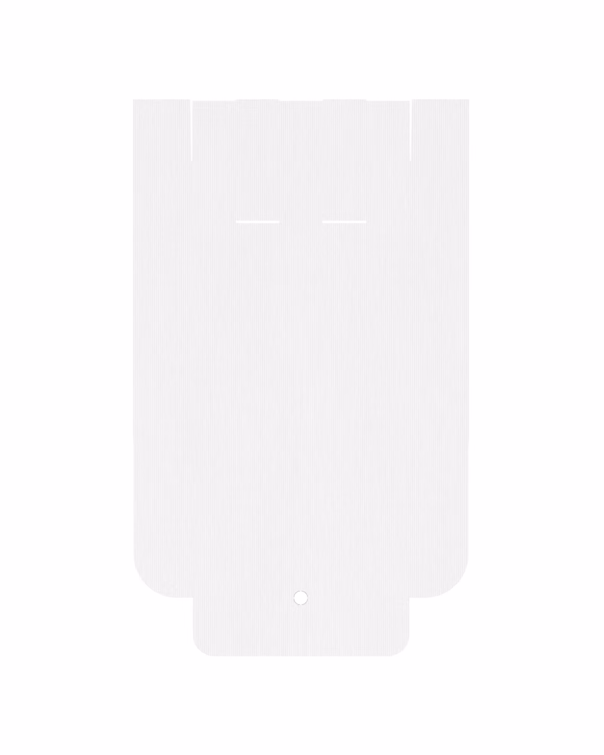 Custom 14" x 10" x 4" Flat Custom White Corrugate Gift Box 6
