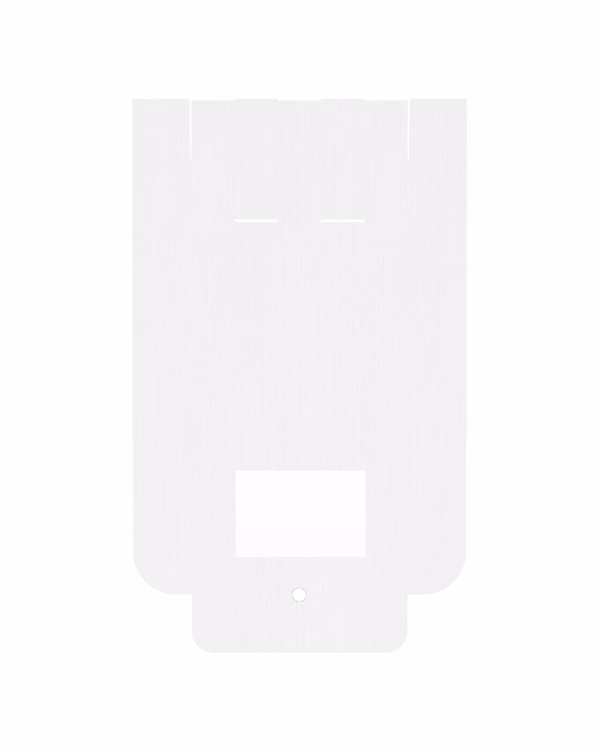 Custom 14" x 10" x 4" Flat Custom White Corrugate Gift Box 7