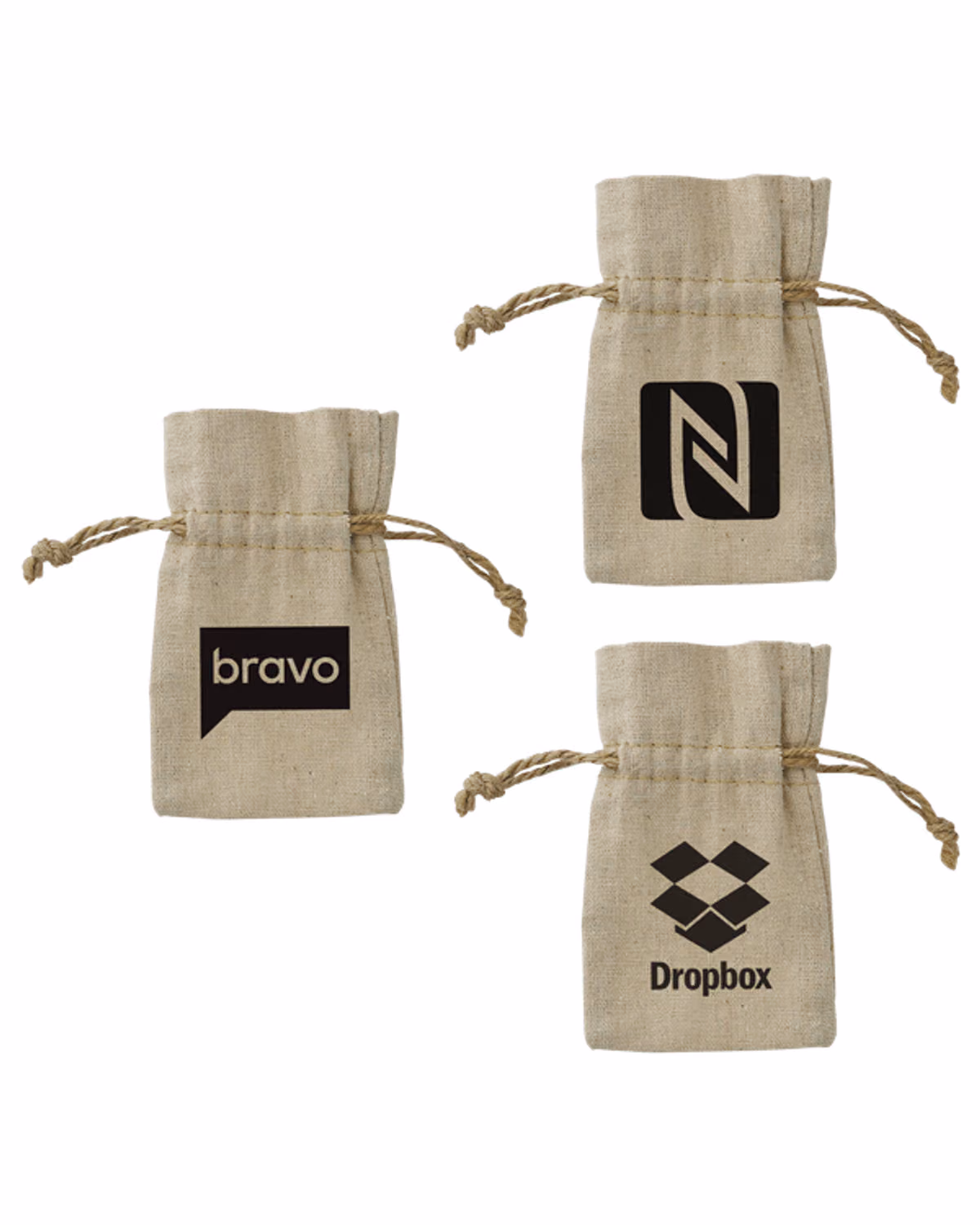 Custom 3" x 5" Linen Bag 2