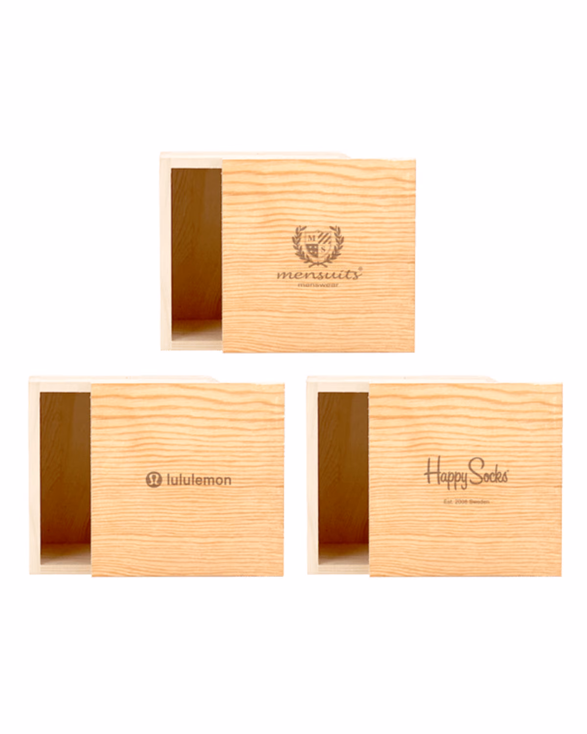 Custom 4" x 4" Small Square Wooden Box 2