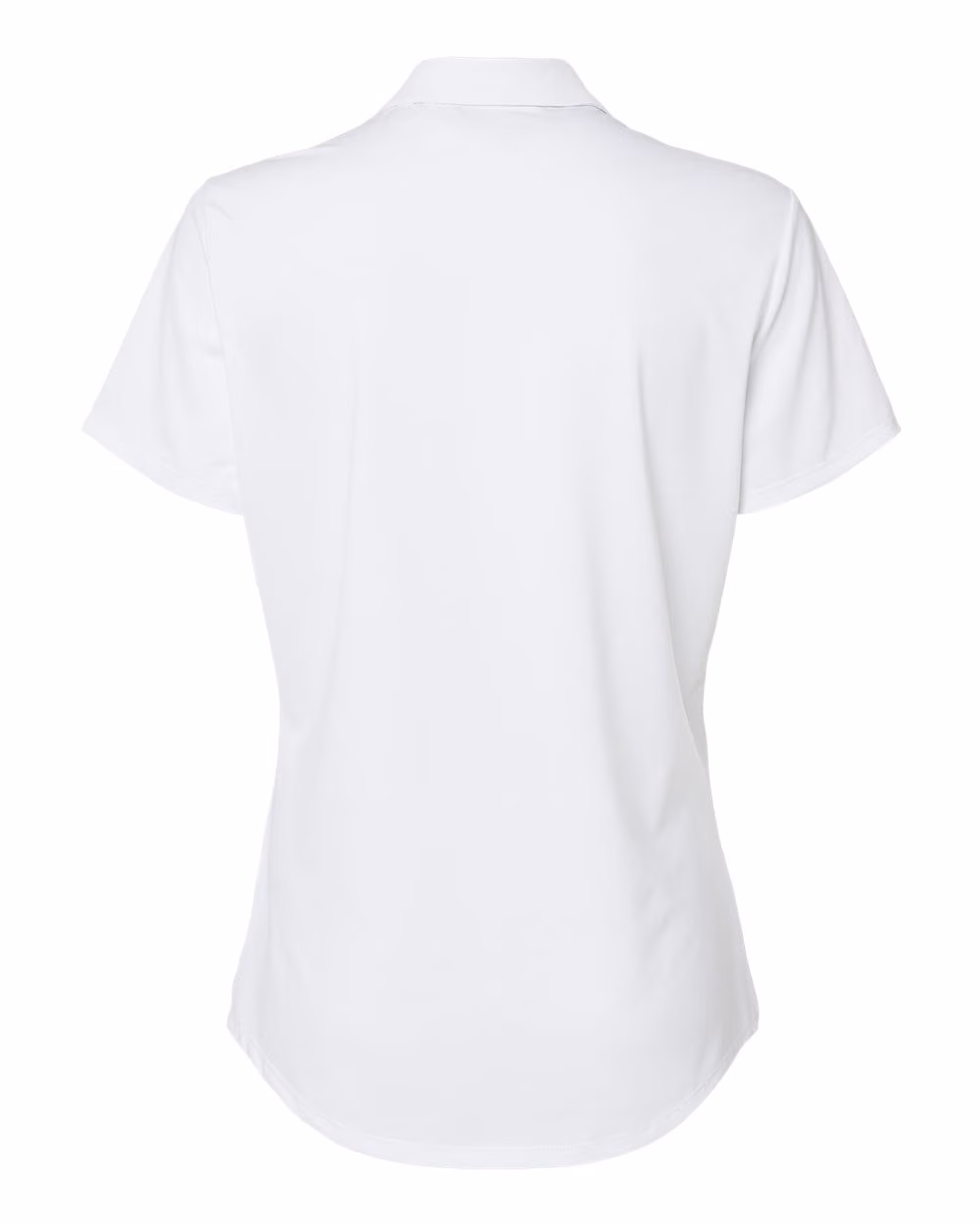 Custom Adidas Women's Ultimate365 Solid Polo - White flat back