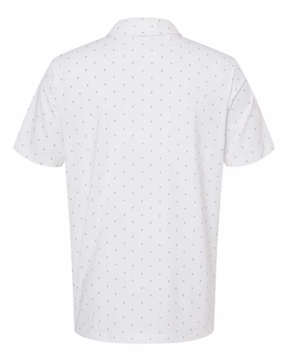 Custom Adidas Men's Ultimate365 Pine Tree Polo - White/ Grey Three flat back