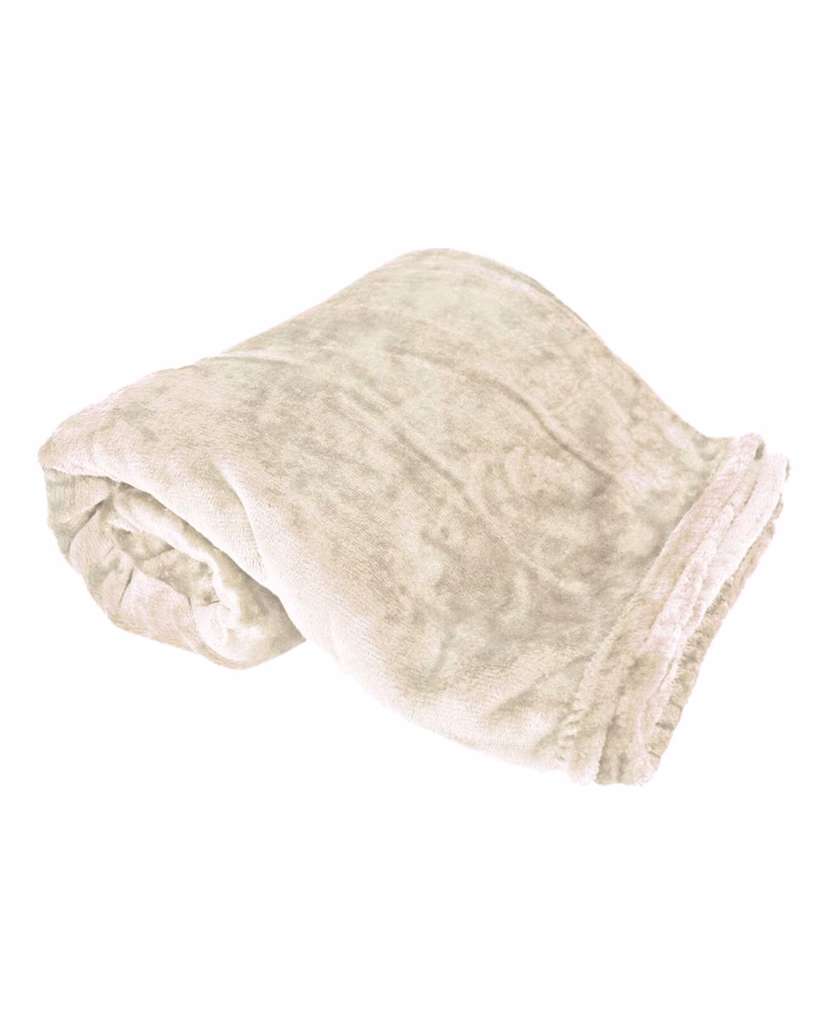 Custom Alpine Fleece Oversized Mink Touch Luxury Blanket - Cream - front