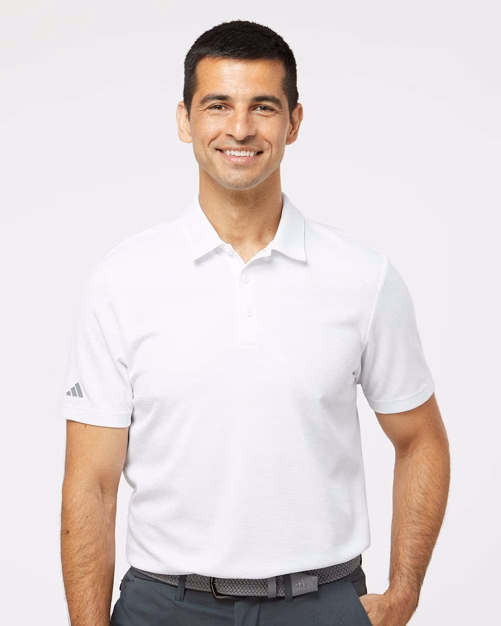 Custom Adidas Men's Micro Piqué Polo