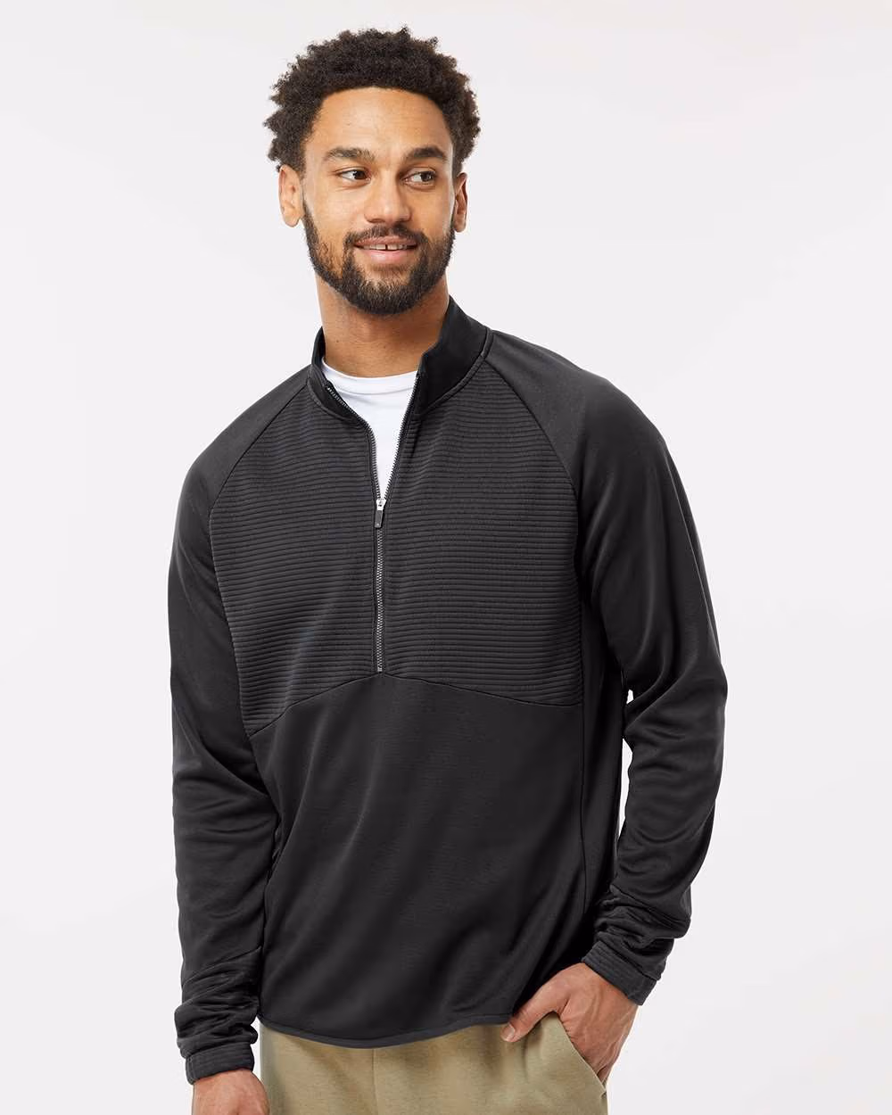 Custom Adidas Men's Performance Quarter-Zip Pullover