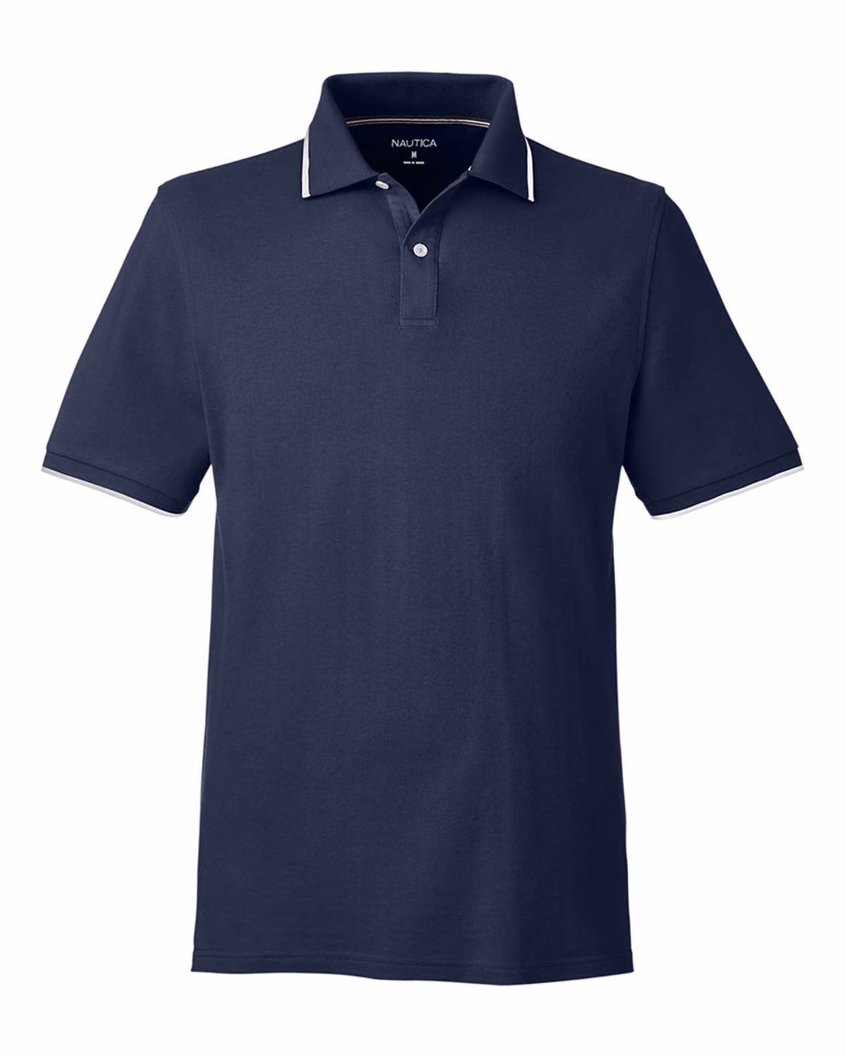 Custom Nautica Men's Deck Polo - Navy - front