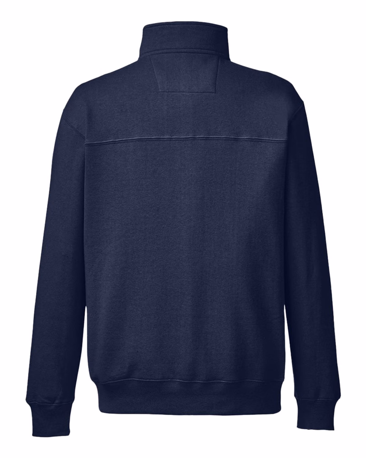 Custom Nautica Men's Anchor Fleece Quarter-Zip Pullover - Navy - back
