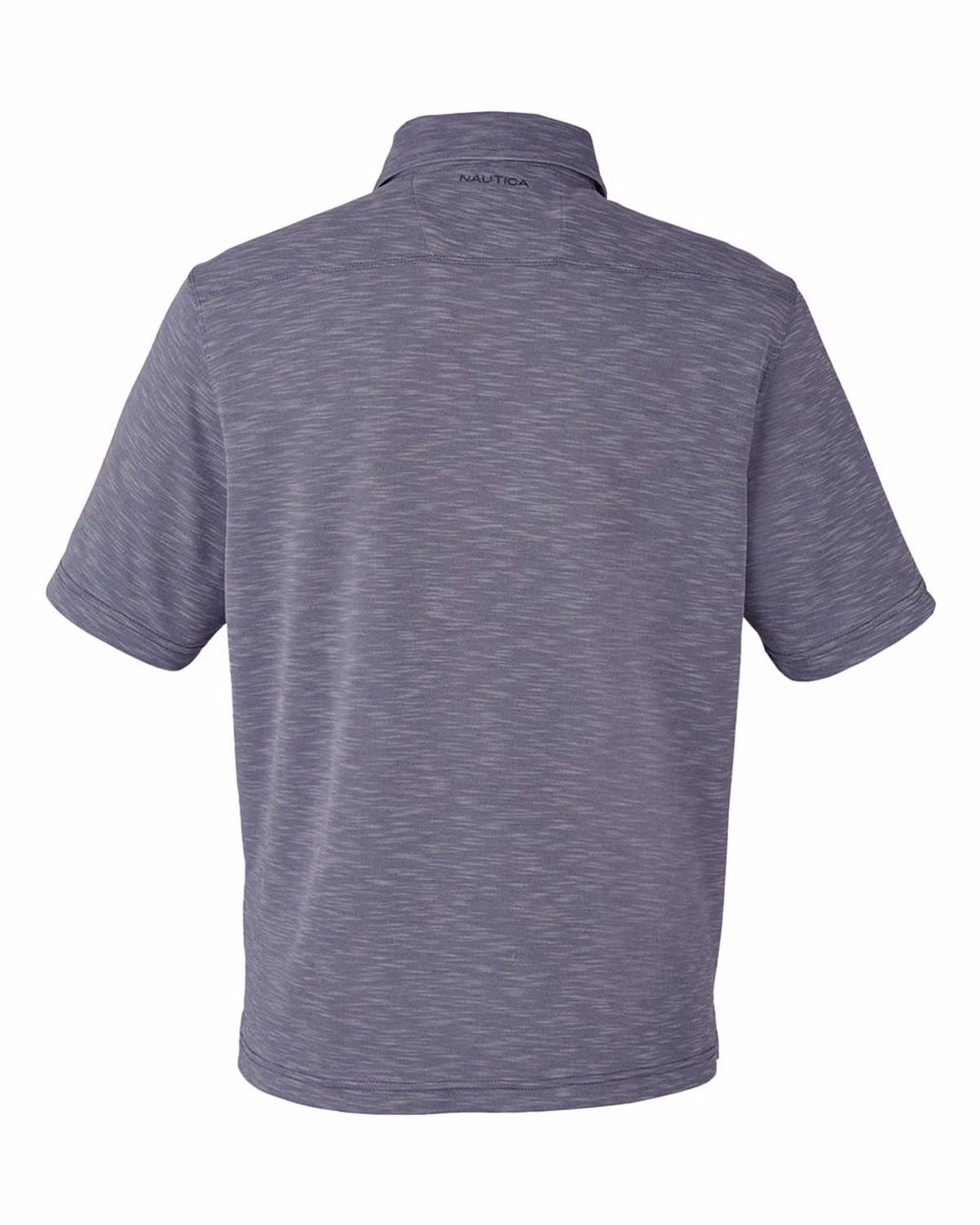 Custom Nautica Men's Sun Surfer Slub Polo - Vintage Navy - back