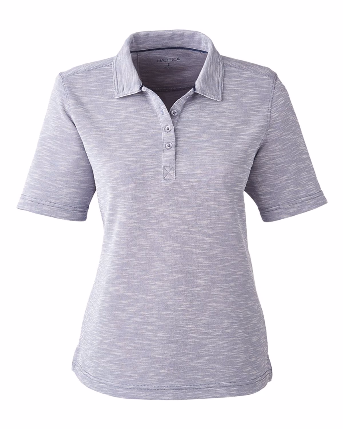 Custom Nautica Women's Sun Surfer Slub Polo - Vintage Pebble - front