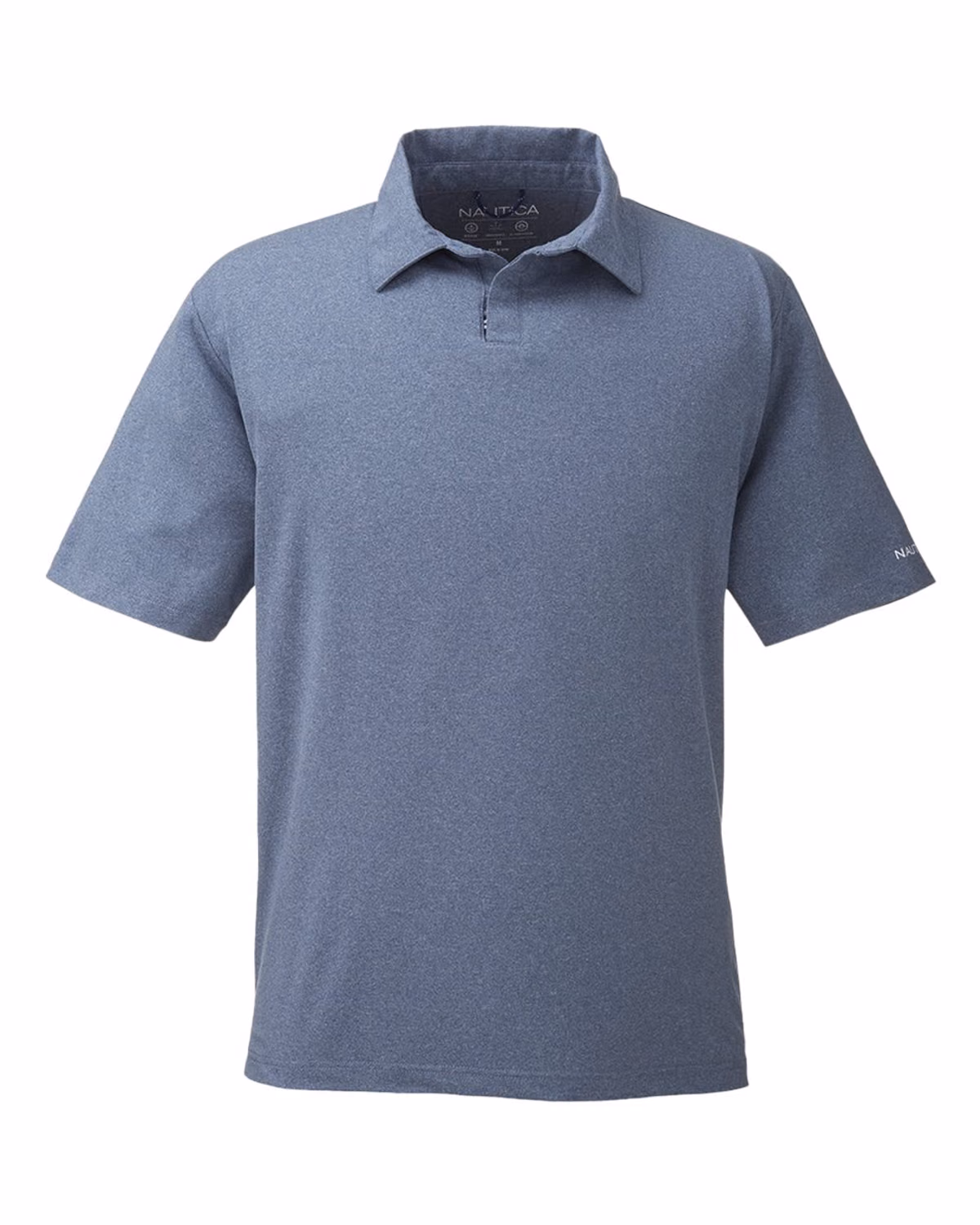 Custom Nautica Men's Saltwater Polo - Faded Navy - front