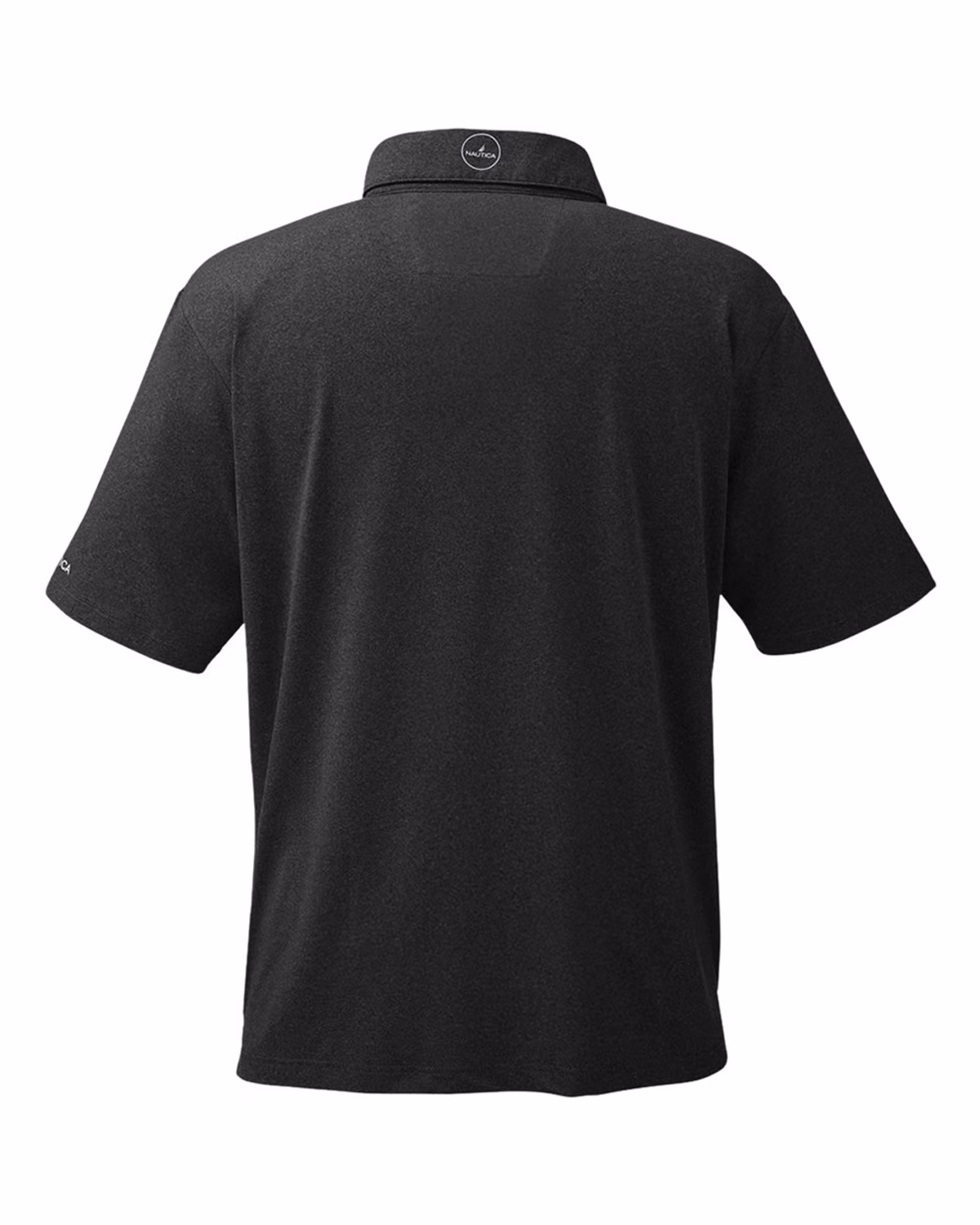 Custom Nautica Men's Saltwater Polo - Onyx - back