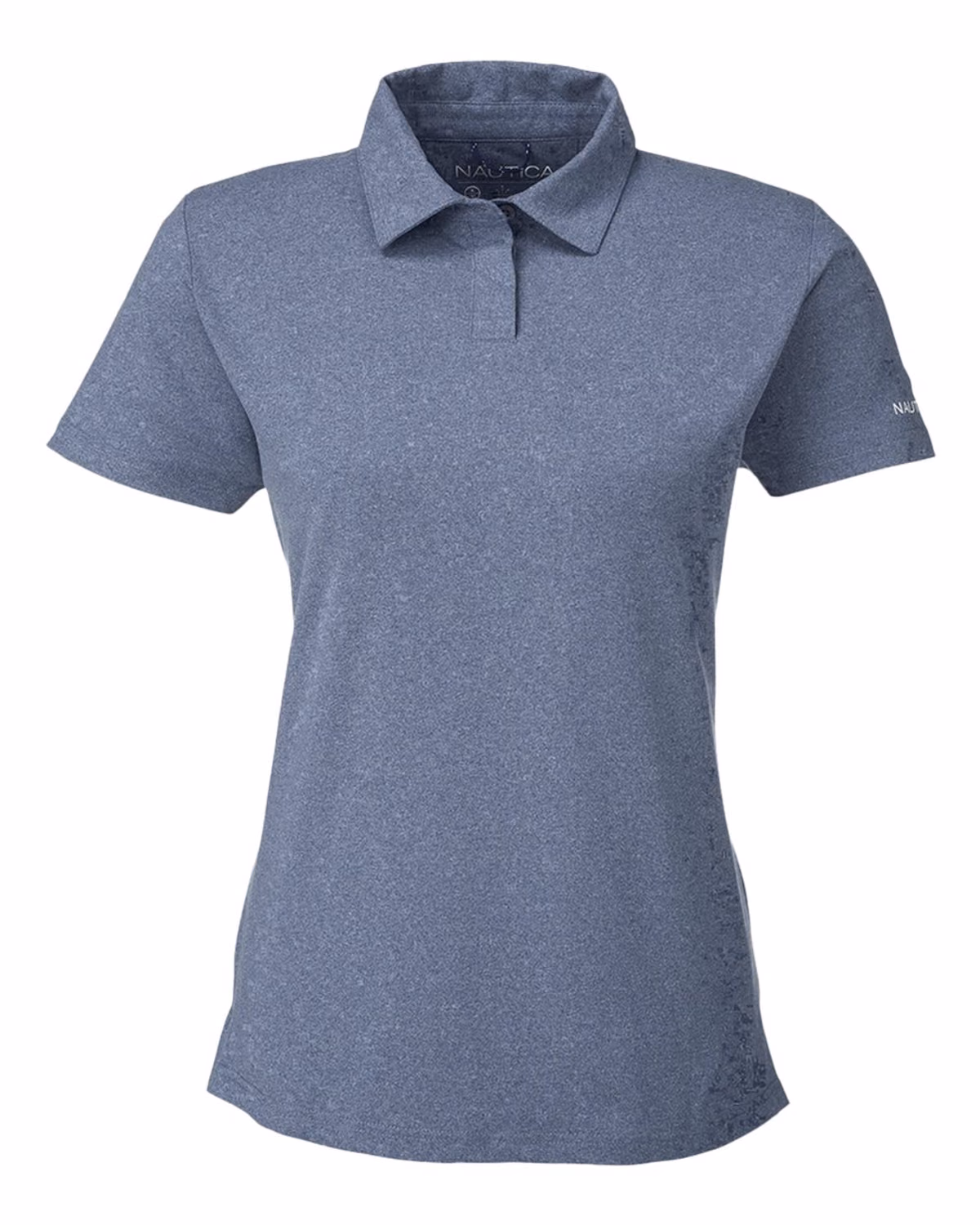 Custom Nautica Women's Saltwater Polo - Faded Navy - front