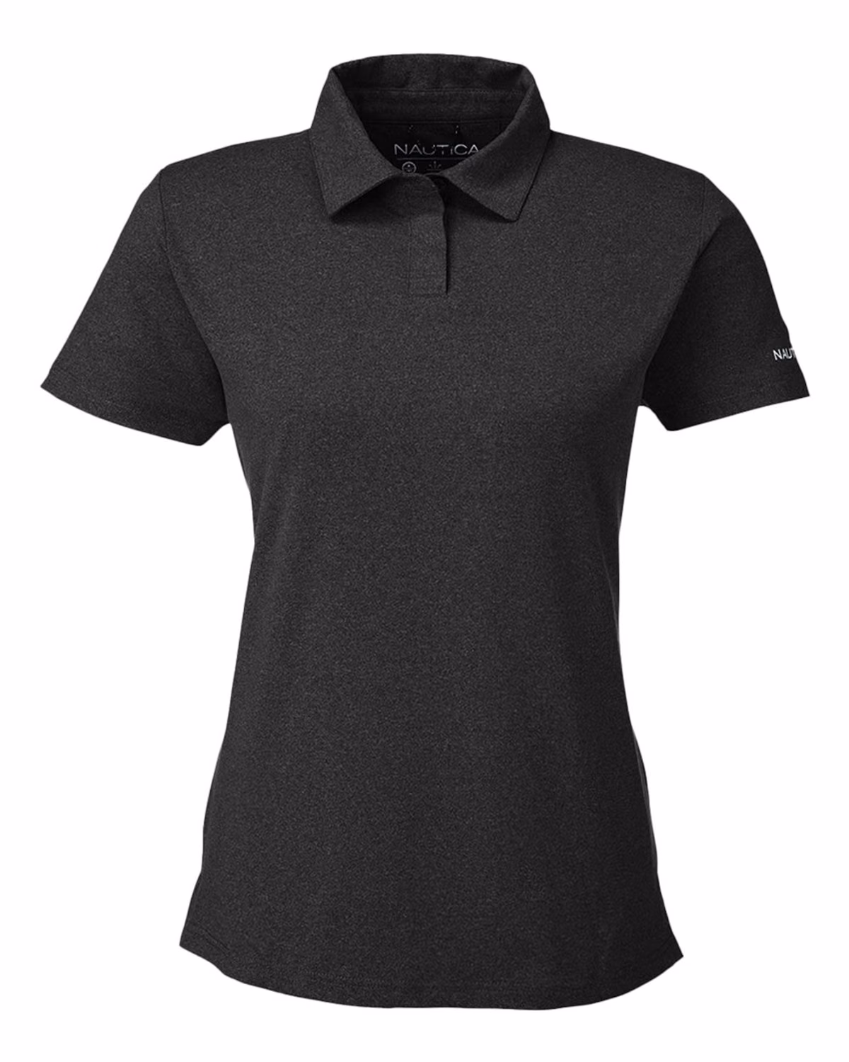 Custom Nautica Women's Saltwater Polo - Onyx - front