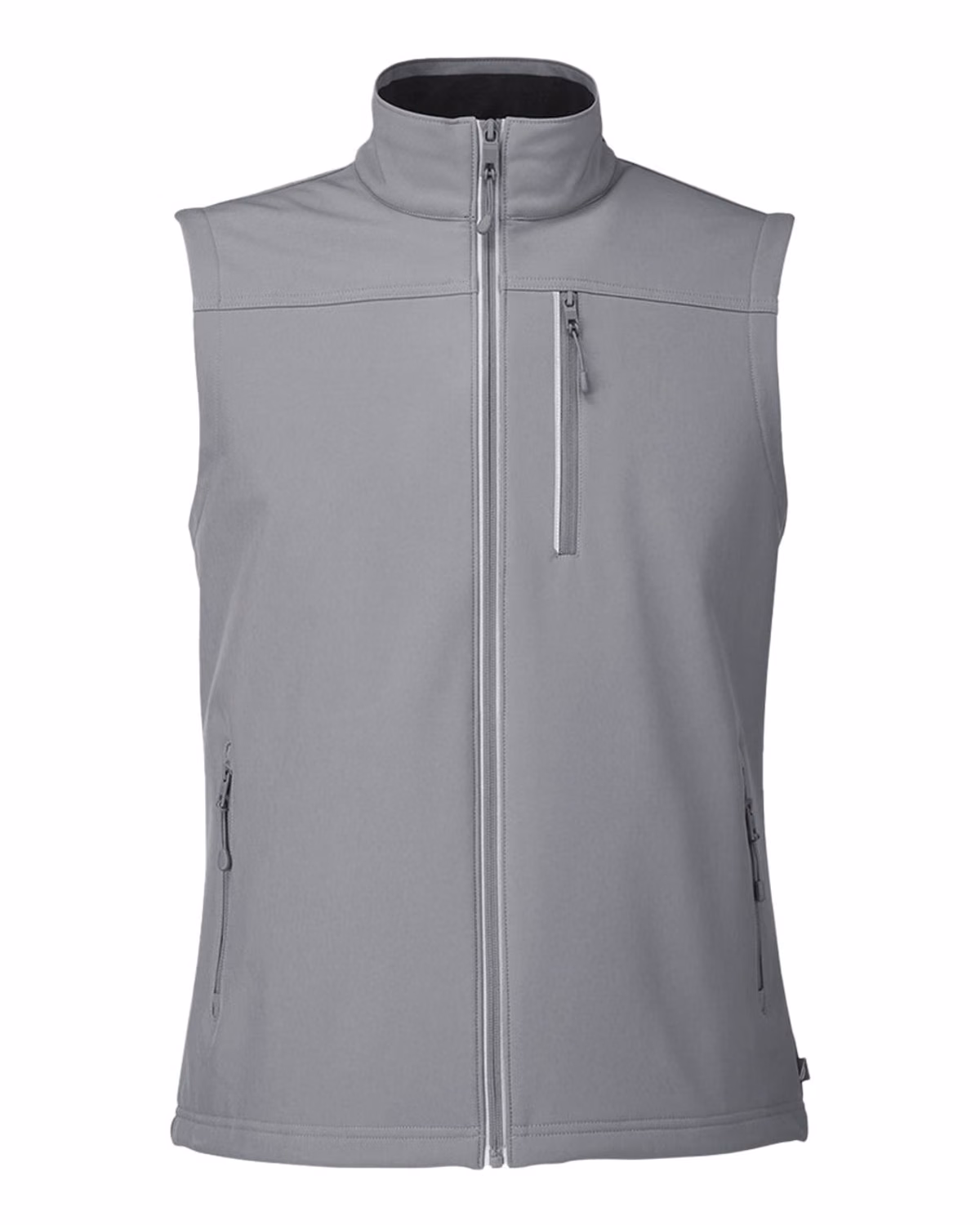 Custom Nautica Men's Wavestorm Soft Shell Vest - Graphite - front