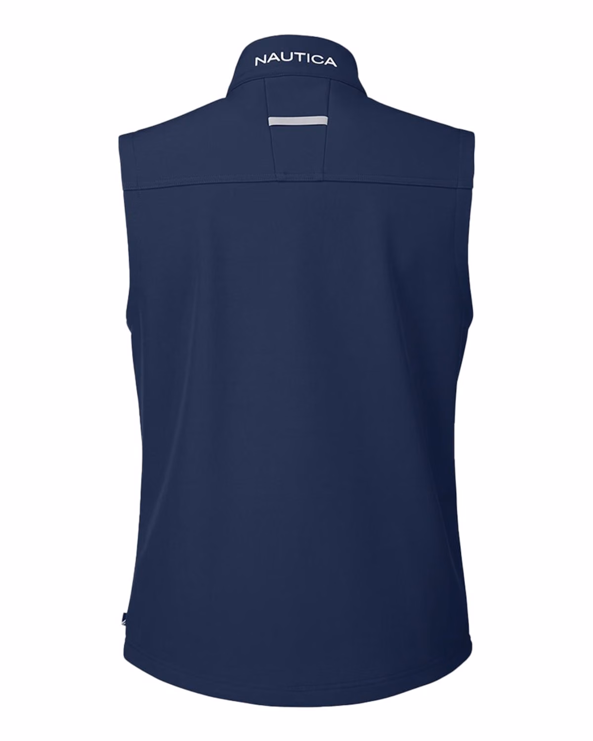 Custom Nautica Men's Wavestorm Soft Shell Vest - Navy - back