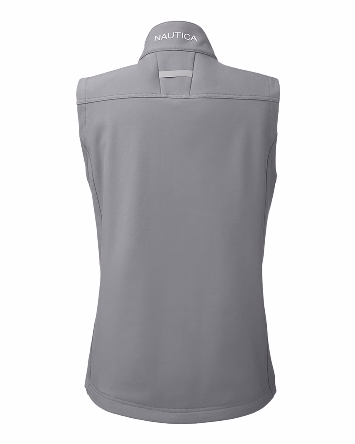 Custom Nautica Women's Wavestorm Soft Shell Vest - Graphite - back
