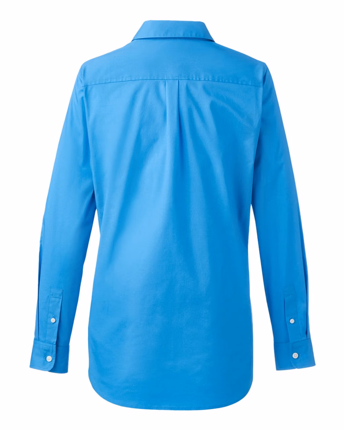 Custom Nautica Women's Staysail Shirt - Azure Blue - back