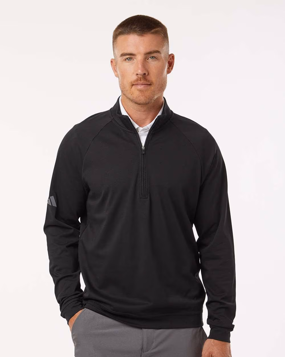 Custom Adidas Men's Club Quarter-Zip Pullover