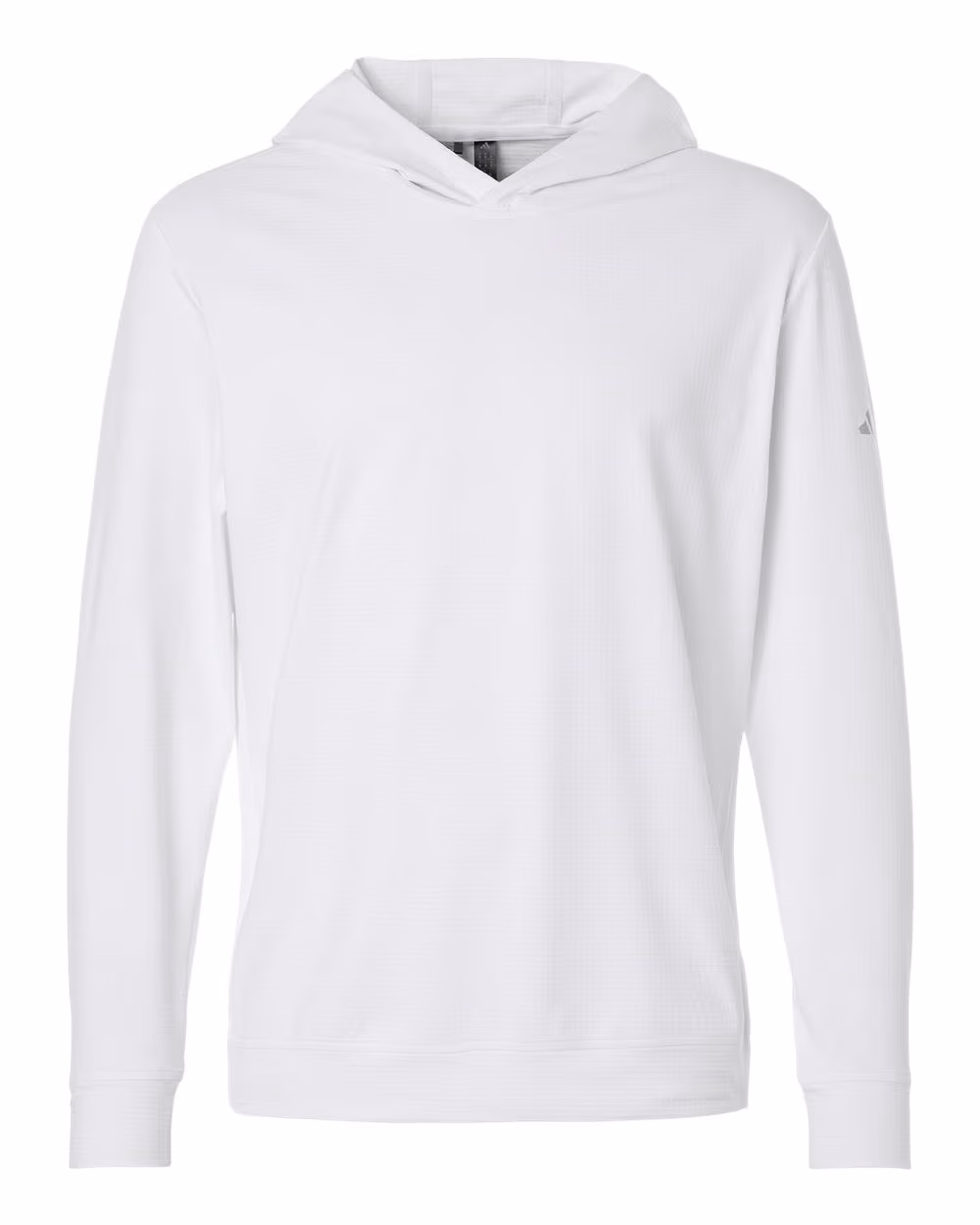 Custom Adidas Men's Ultimate365 Elevated Hoodie - White flat front