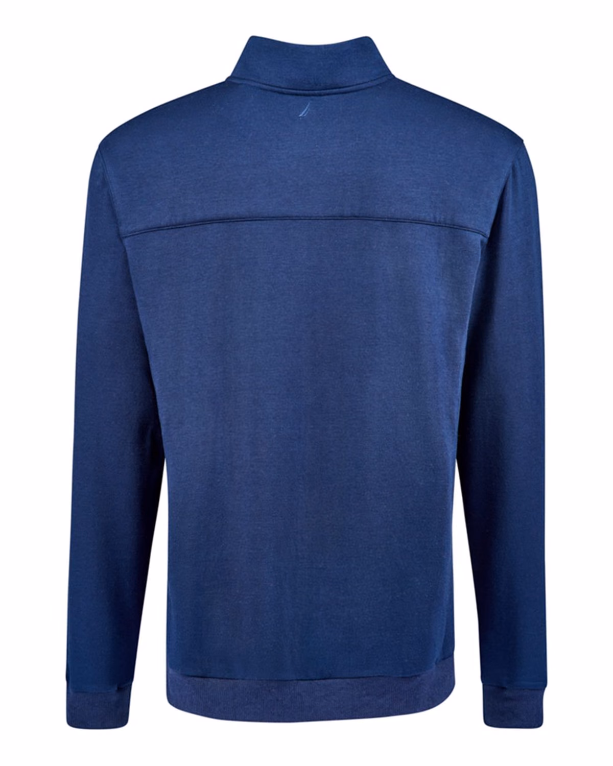 Custom Nautica Unisex Explorer Fleece Quarter-Zip Pullover - Navy - back