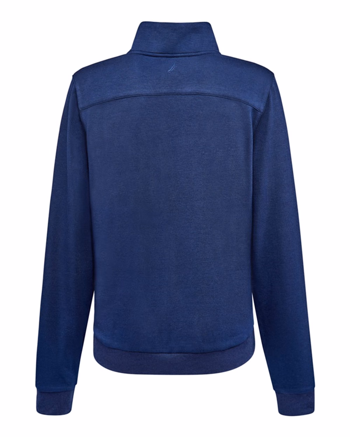 Custom Nautica Women's Explorer Fleece Quarter-Zip Pullover - Navy - back