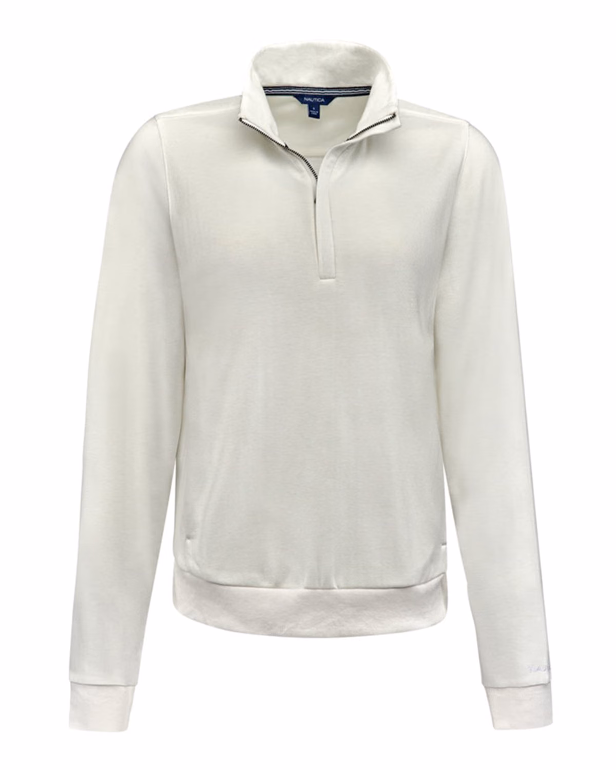 Custom Nautica Women's Explorer Fleece Quarter-Zip Pullover - Opal - front