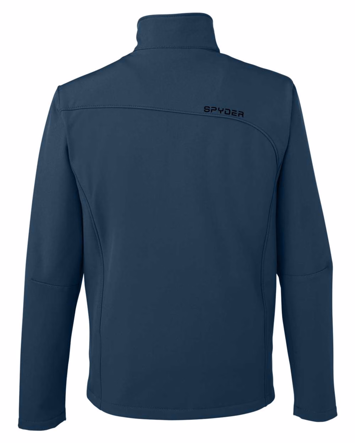 Custom Spyder Men's Transport Soft Shell Jacket - Frontier/ Black - back