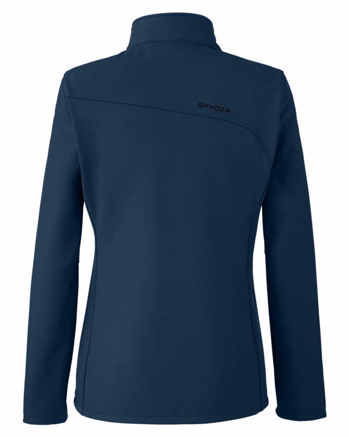 Custom Spyder Women's Transport Soft Shell Jacket - Frontier/ Black - back