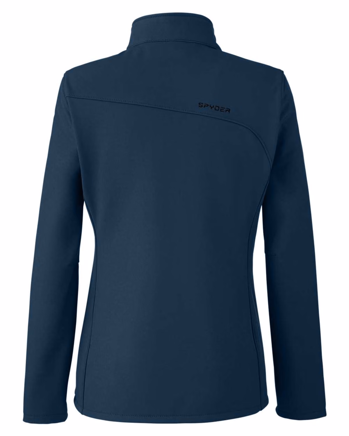 Custom Spyder Women's Transport Soft Shell Jacket - Frontier/ Black - back