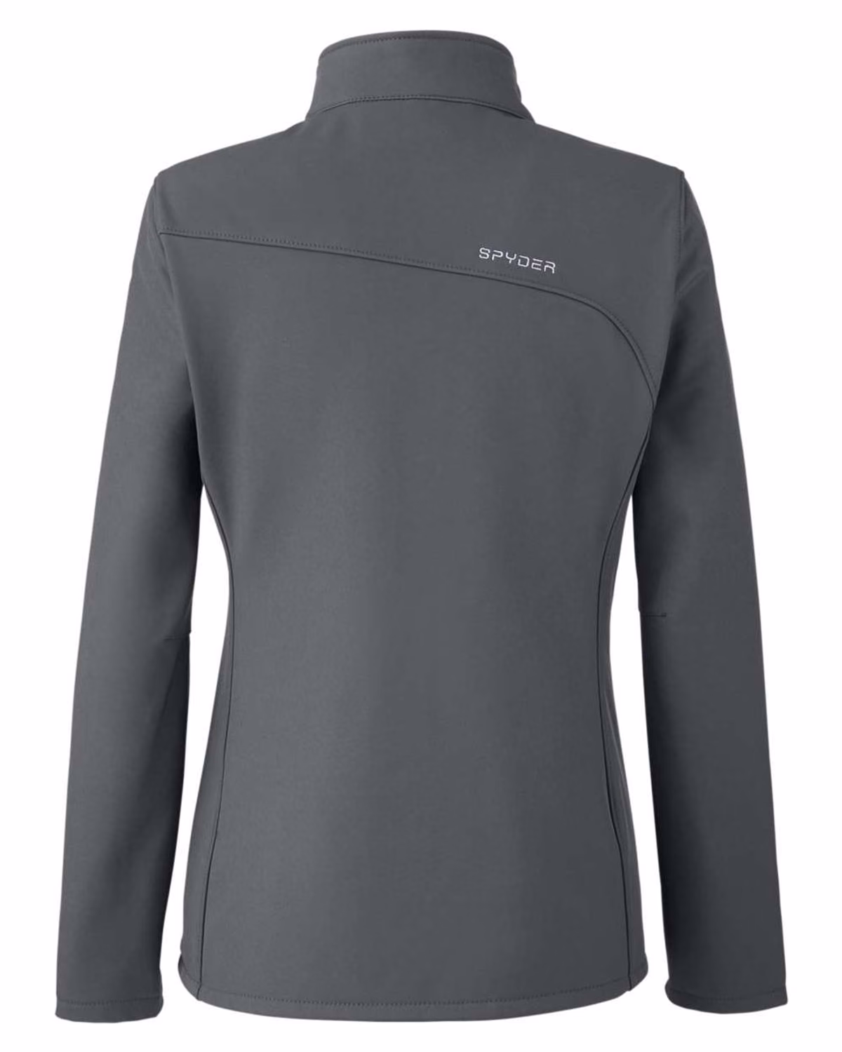 Custom Spyder Women's Transport Soft Shell Jacket - Polar/ White - back