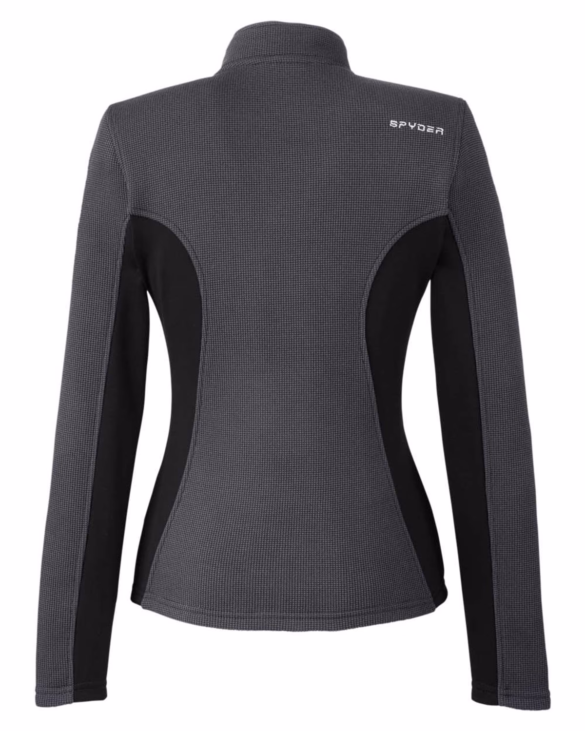 Custom Spyder Women's Constant Full-Zip Sweater Fleece Jacket - Polar/ Black/ White - back