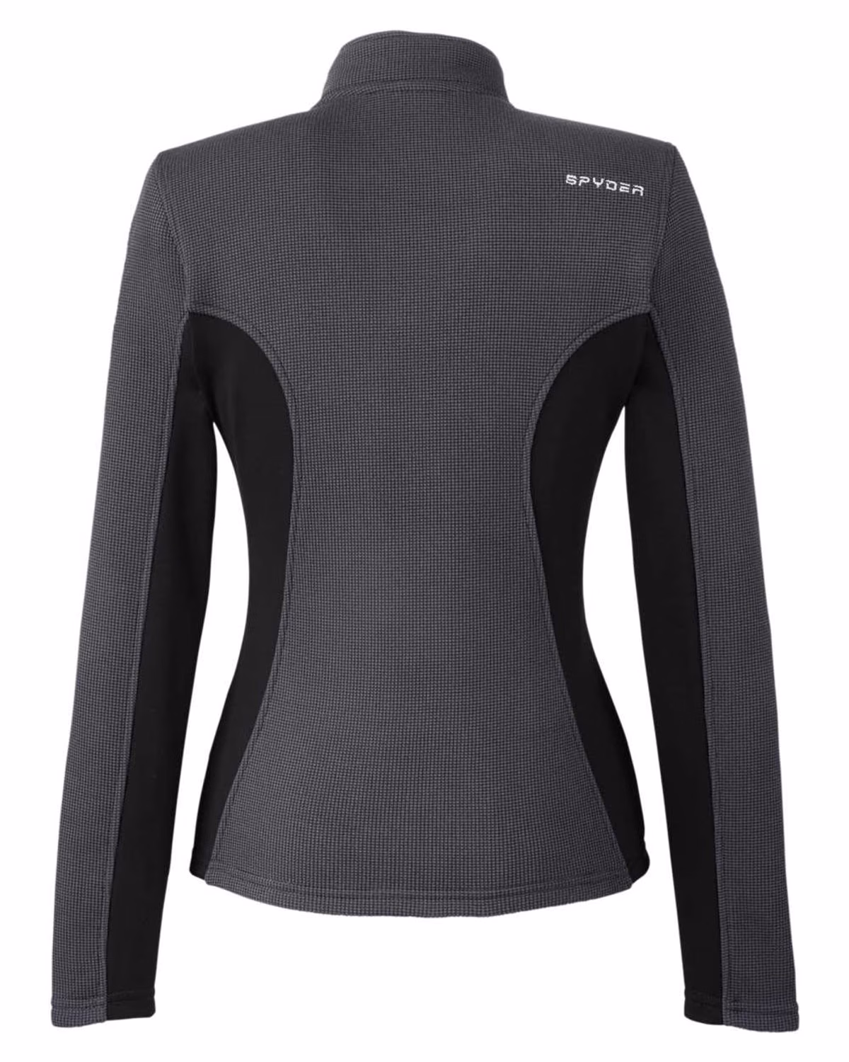 Custom Spyder Women's Constant Full-Zip Sweater Fleece Jacket - Polar/ Black/ White - back