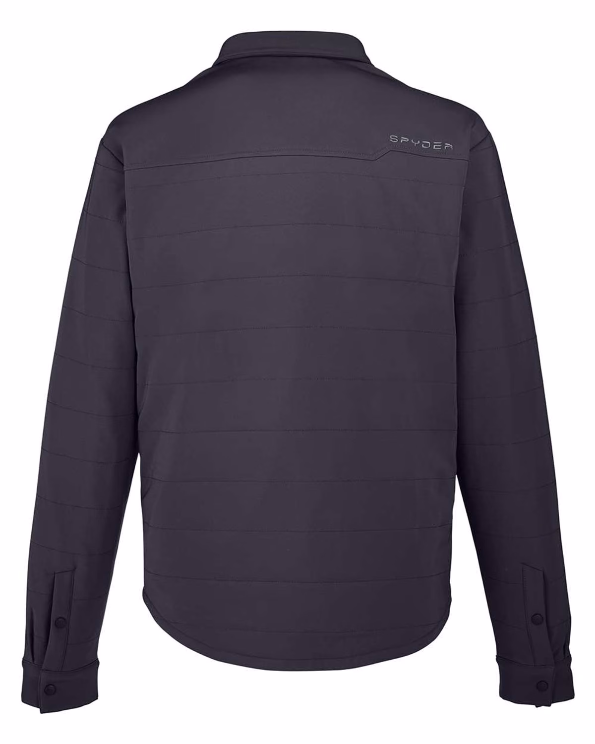 Custom Spyder Men's Axis Insulated Shirt Jacket - Black - back