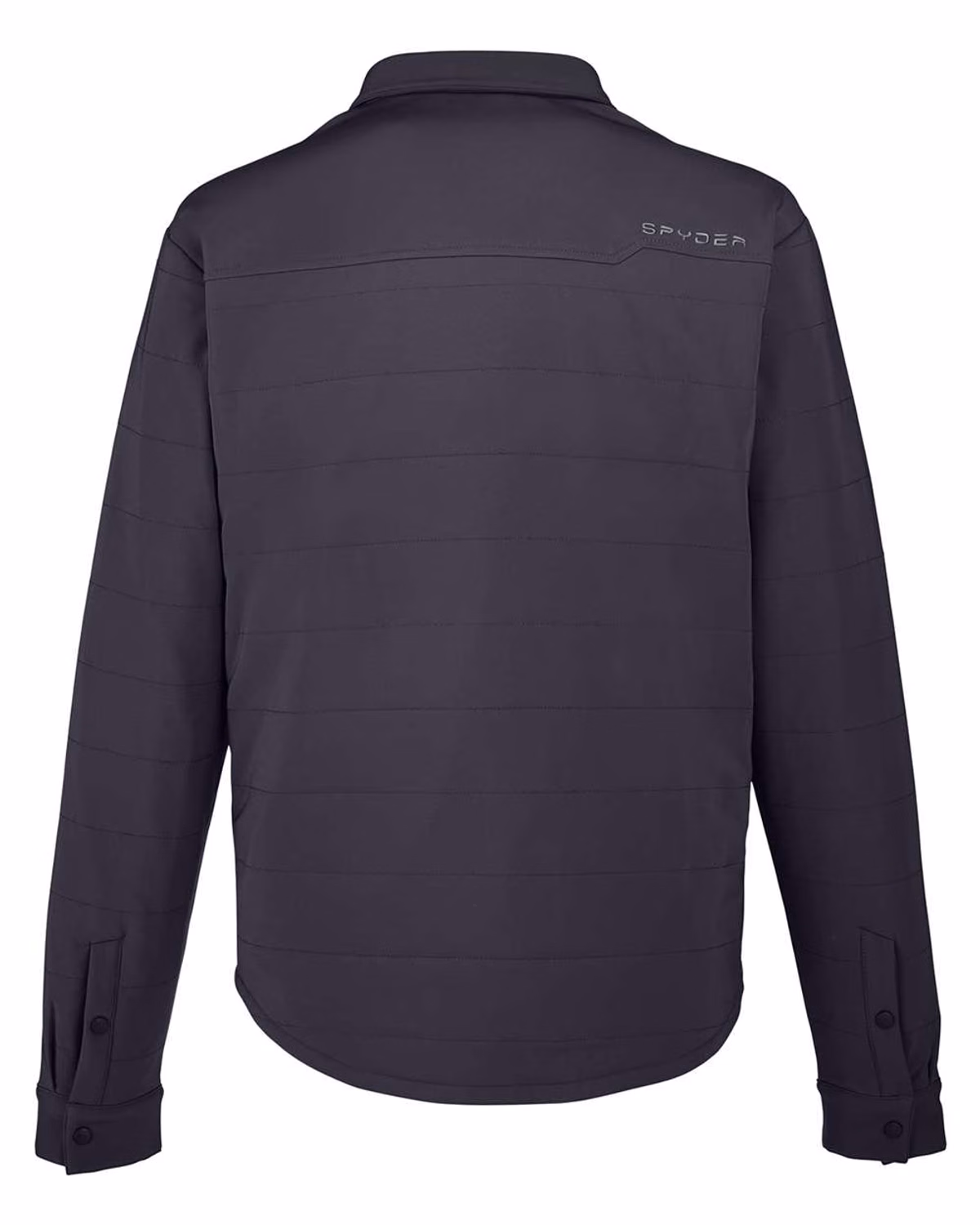 Custom Spyder Men's Axis Insulated Shirt Jacket - Black - back