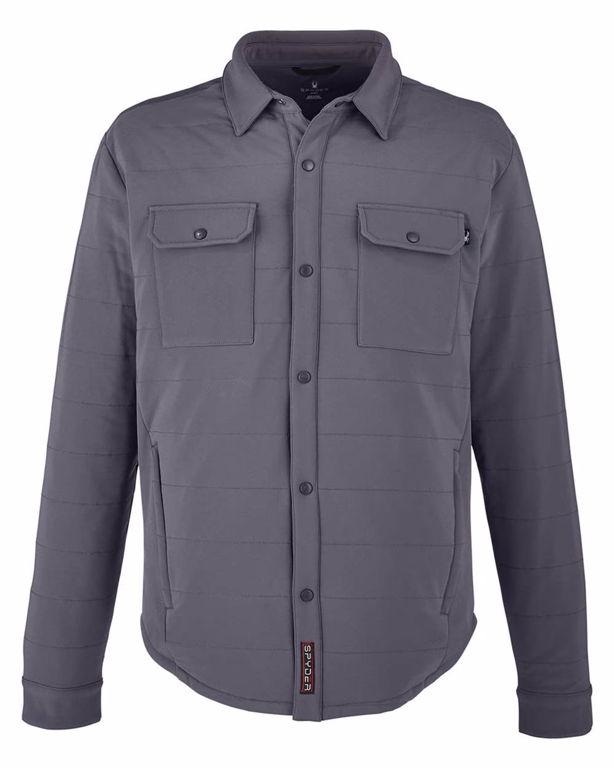 Custom Spyder Men's Axis Insulated Shirt Jacket - Polar - front