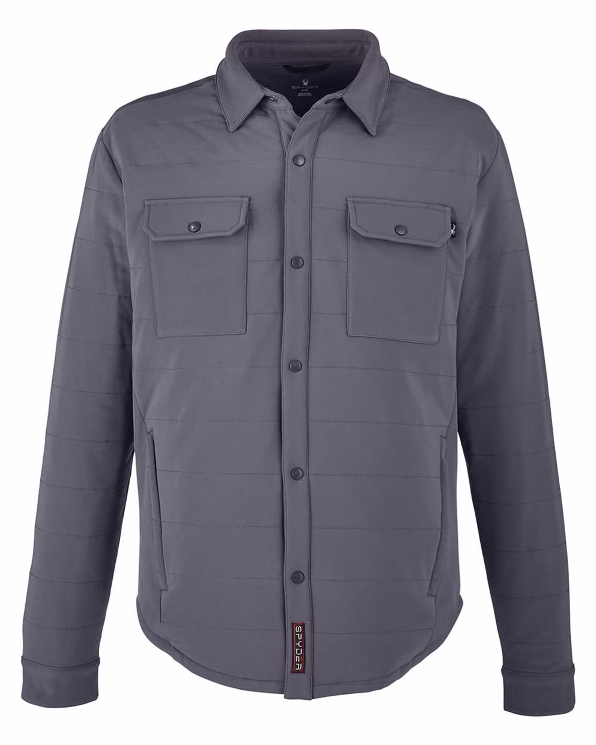 Custom Spyder Men's Axis Insulated Shirt Jacket - Polar - front