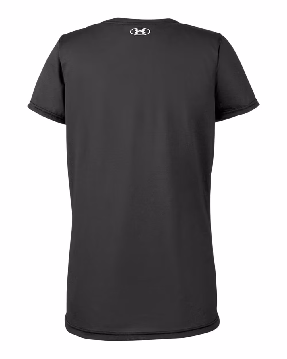 Custom Under Armour Women's Team Tech™ T-Shirt - Black/ White flat back