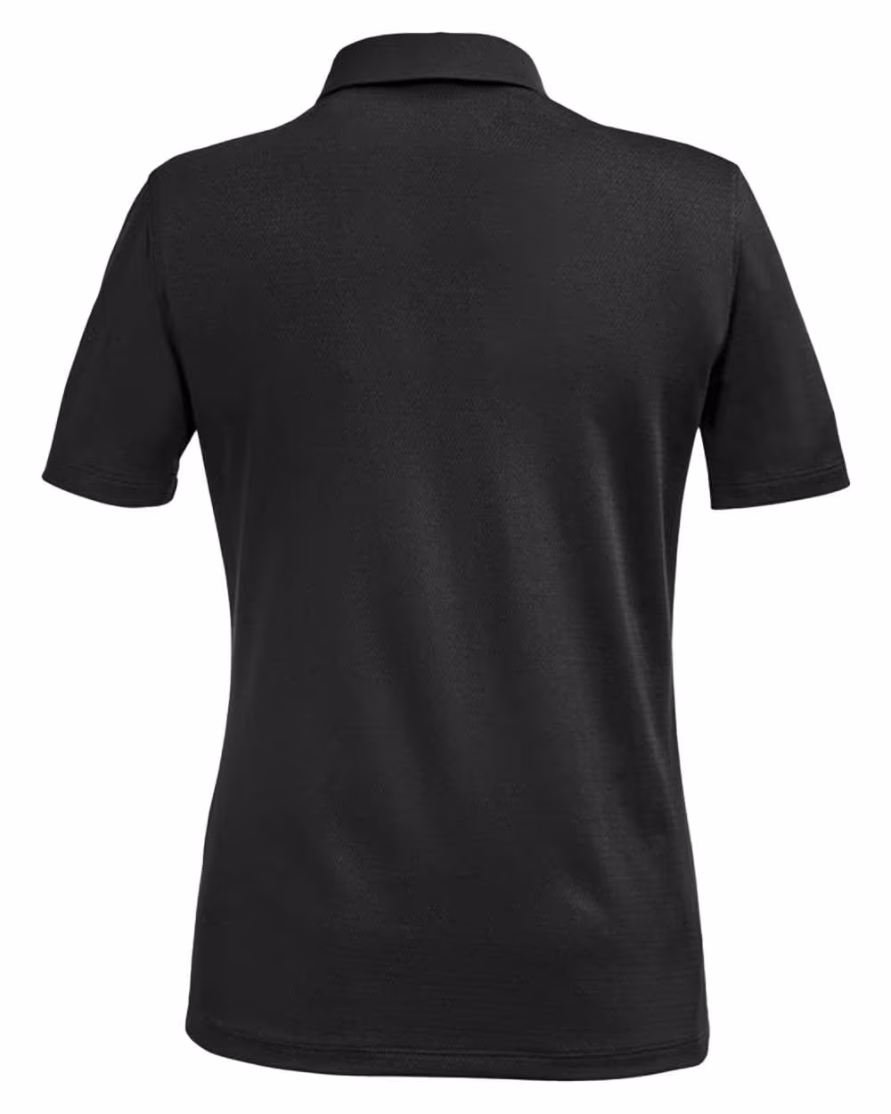 Custom Under Armour Women's Tech™ Polo - Black/ White flat back