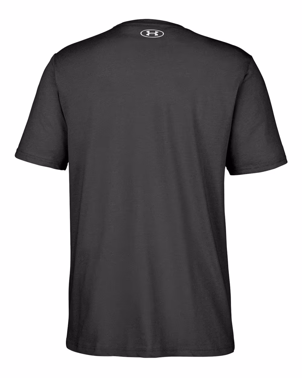 Custom Under Armour Men's Athletic 2.0 T-Shirt - Black/ White flat back