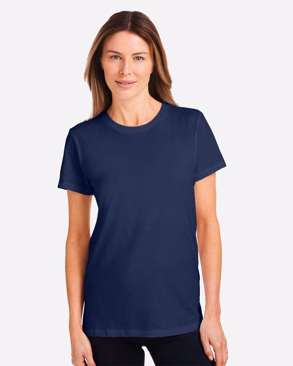 Custom Under Armour Women's Athletic 2.0 T-Shirt - Midnight Navy/ White front