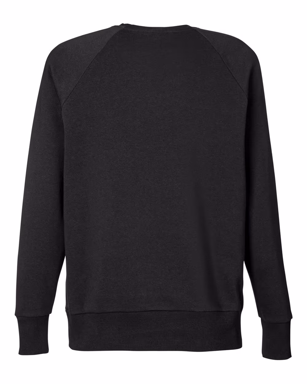 Custom Under Armour Women's Rival Fleece Crewneck Sweatshirt - Black/ White flat back