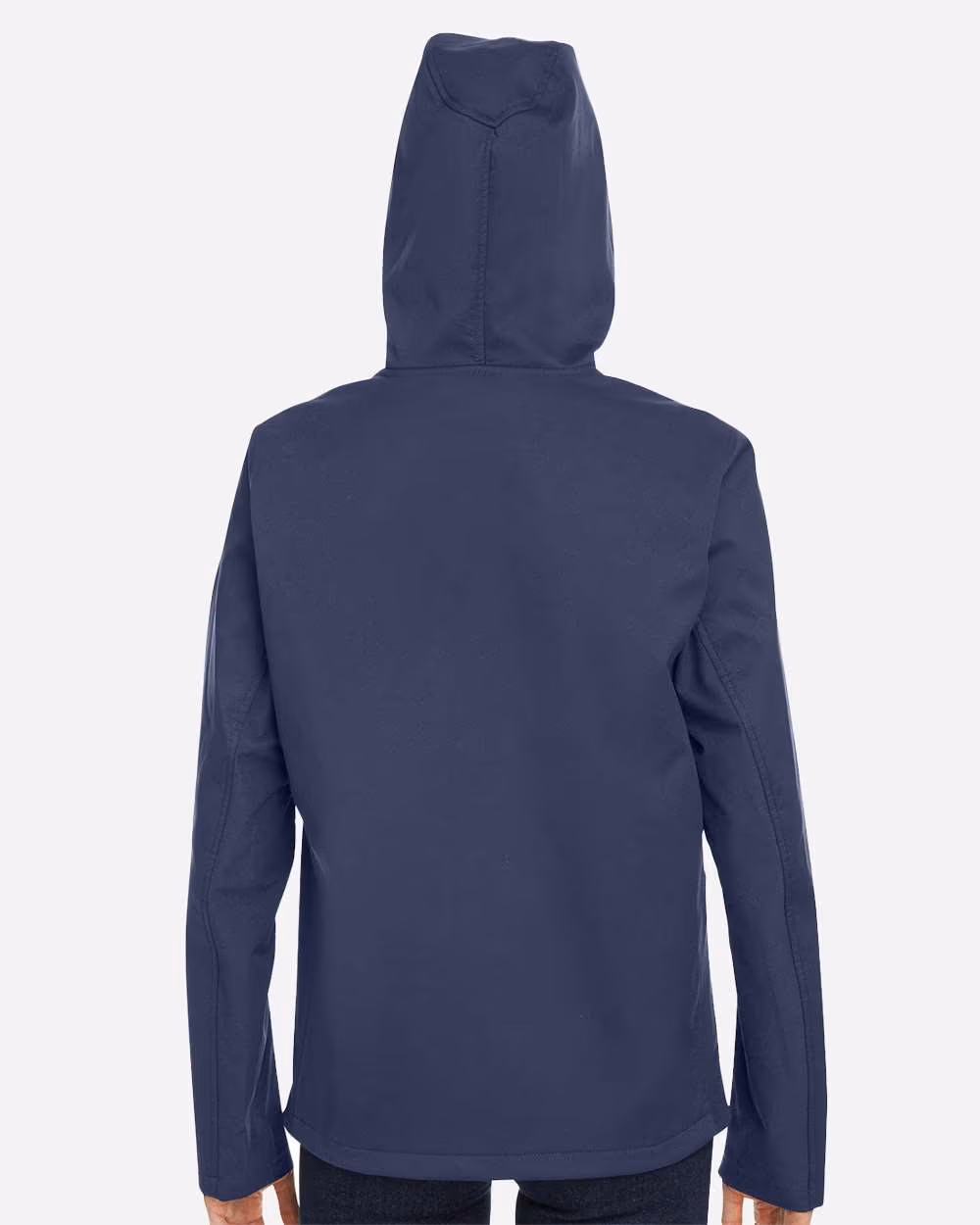 Custom Under Armour Women's ColdGear® Infared Shield 2.0 Hooded Jacket - Midnight Navy/ White back