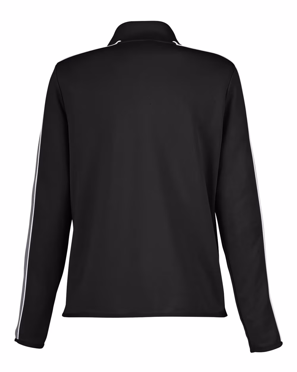 Custom Under Armour Women's Command Full-Zip 2.0 Jacket - Black/ White flat back