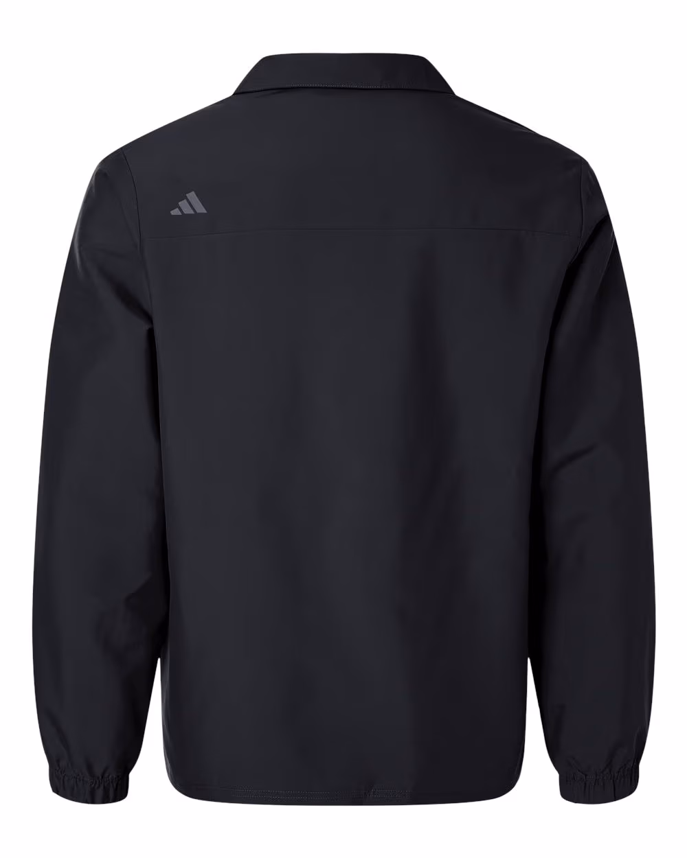 Custom Adidas Men's Lifestyle Full-Zip Jacket - Black flat back